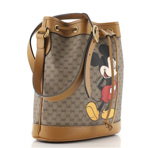 gucci mickey bucket bag|gucci bag mickey mouse.